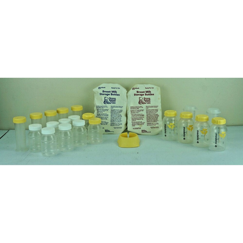 Medela Storage Bottles Lot Mix New and Used